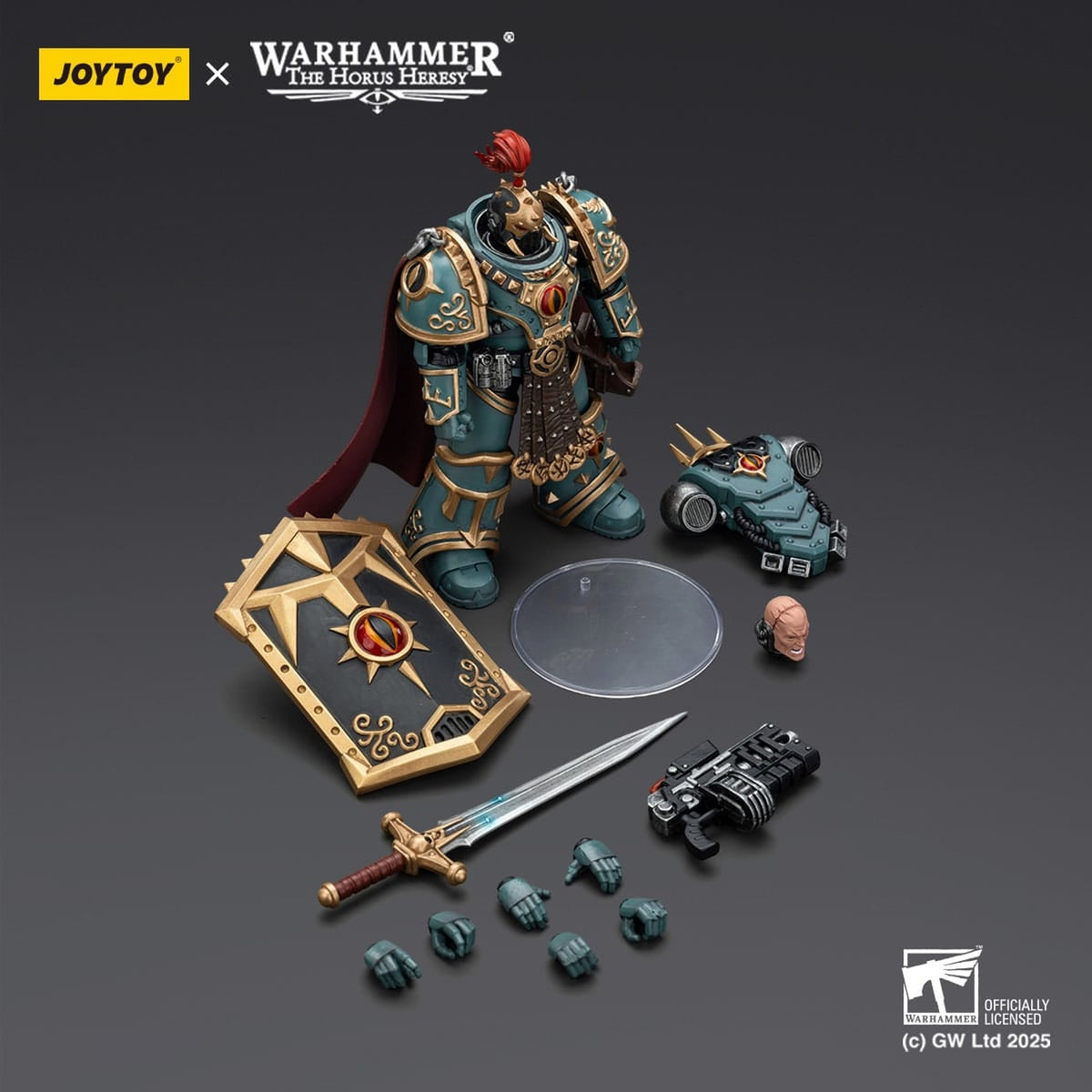Productafbeelding Warhammer The Horus Heresy actiefiguur Sons of Horus Little Horus Aximand Captain of the 5th Company 20 cm