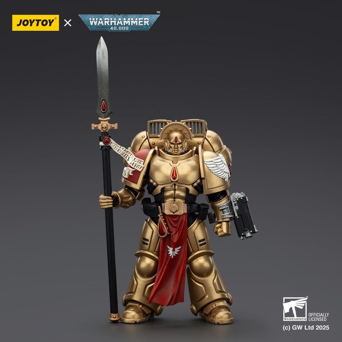 Productafbeelding Warhammer 40,000: Combat Patrol Blood Angels Actiefiguur Sanguinary Guard 2 met Angelus Boltgun en Encarmine Spear 20 cm