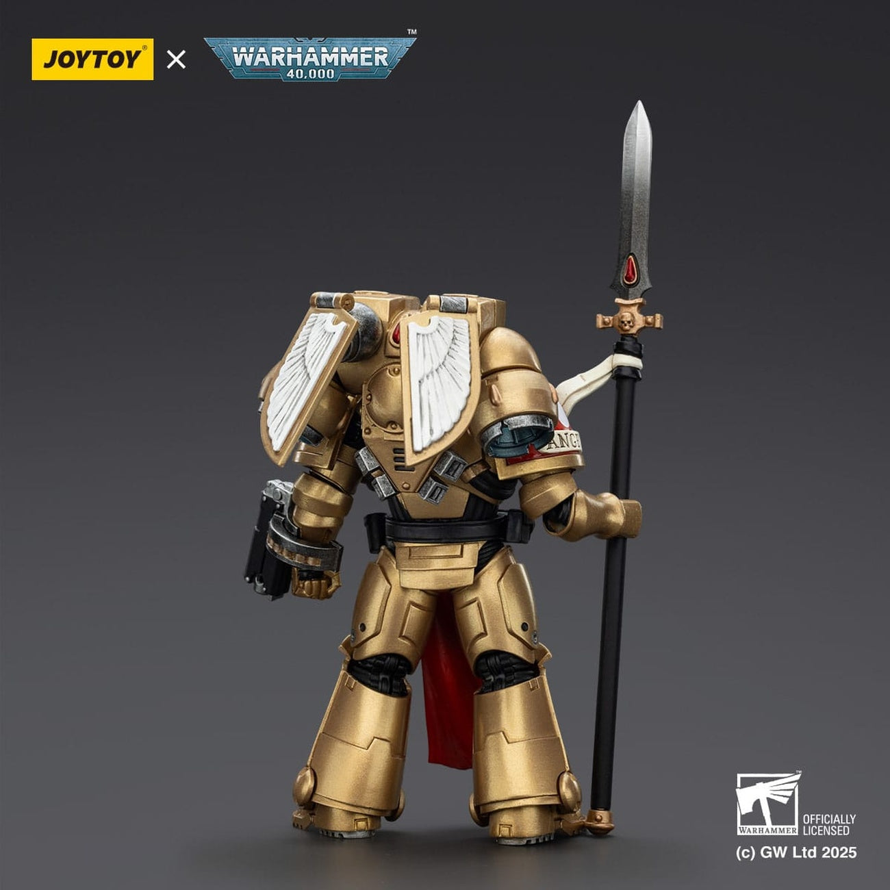Productafbeelding Warhammer 40,000: Combat Patrol Blood Angels Actiefiguur Sanguinary Guard 2 met Angelus Boltgun en Encarmine Spear 20 cm