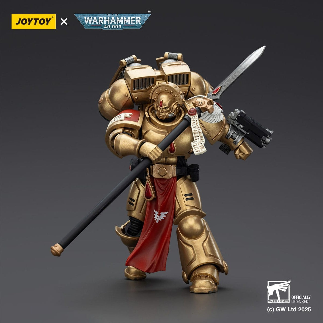 Productafbeelding Warhammer 40,000: Combat Patrol Blood Angels Actiefiguur Sanguinary Guard 2 met Angelus Boltgun en Encarmine Spear 20 cm