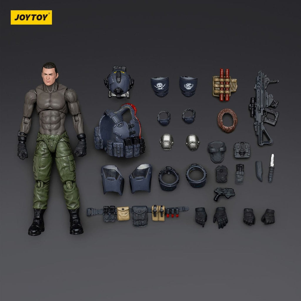 Produktbild APOC Series Dark Source Actionfigur Stellar Scar Assault Team Ghostmanganese 11 cm