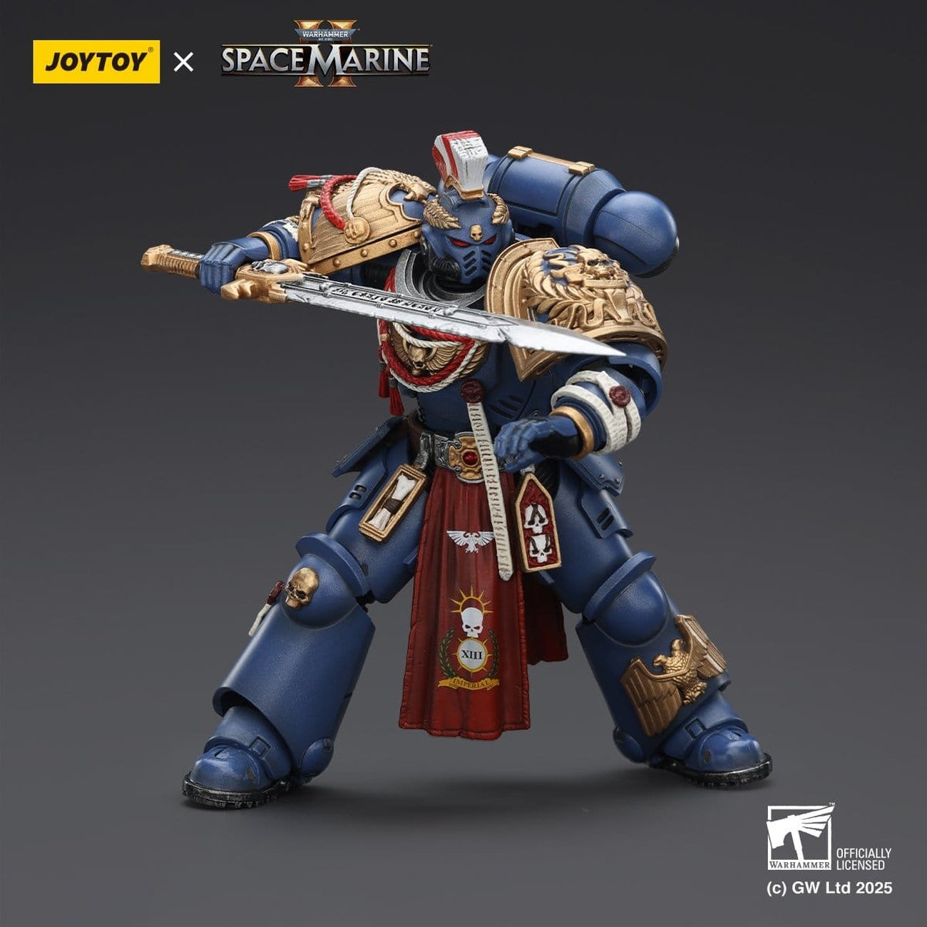 Image produit Figurine articulée Warhammer 40,000 Ultramarines Relic Primus Armour 12 cm