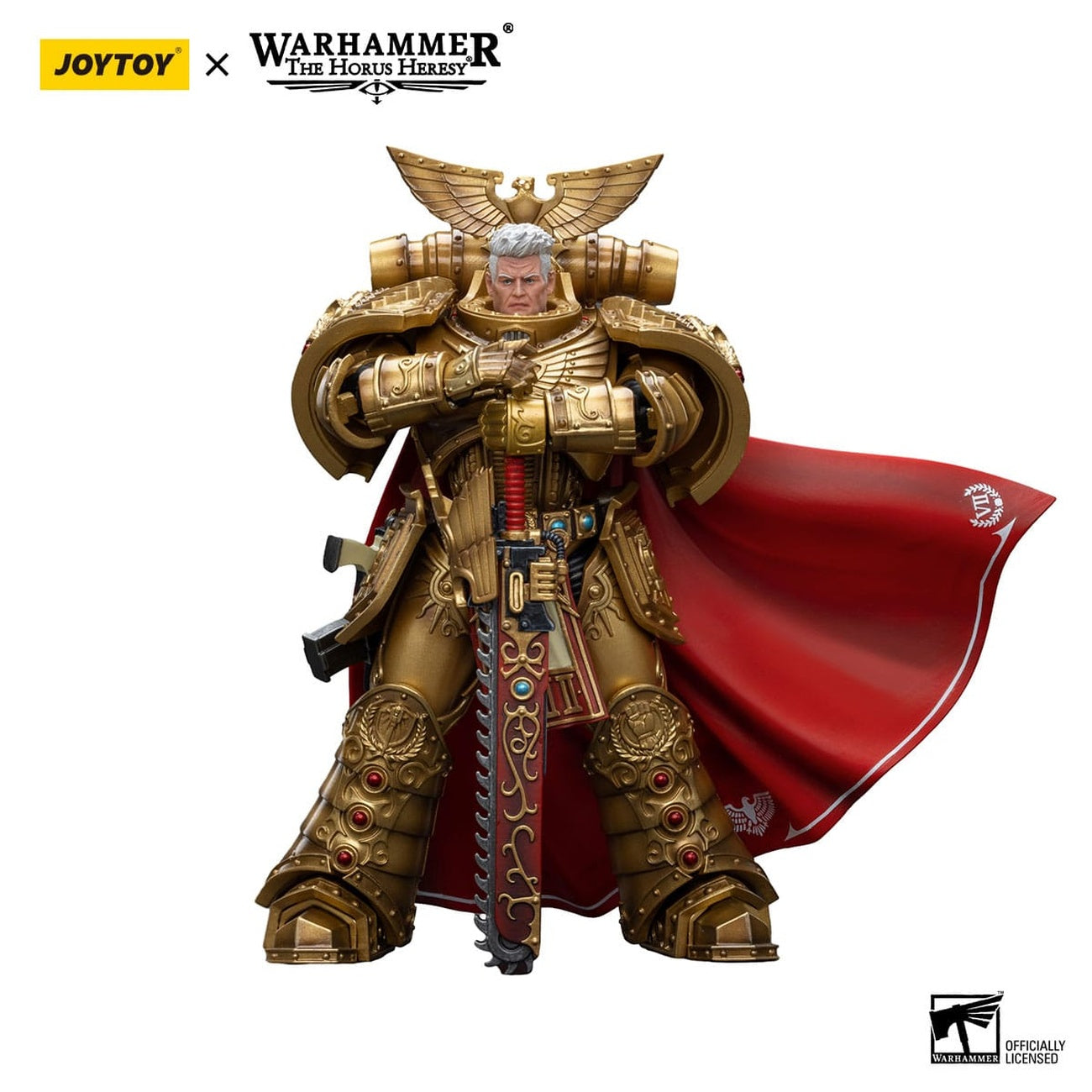 Productafbeelding Warhammer The Horus Heresy actiefiguur 1/18 Imperial Fists Rogal Dorn Primarch van de 7e Leger 12 cm