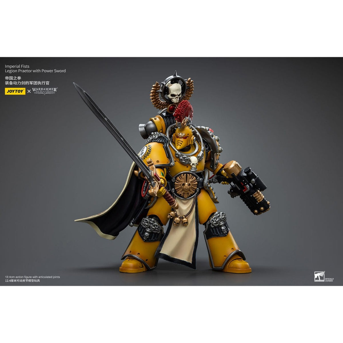 Productafbeelding Warhammer The Horus Heresy Actiefiguur 1/18 Imperial Fists Legion Praetor with Power Sword 12 cm