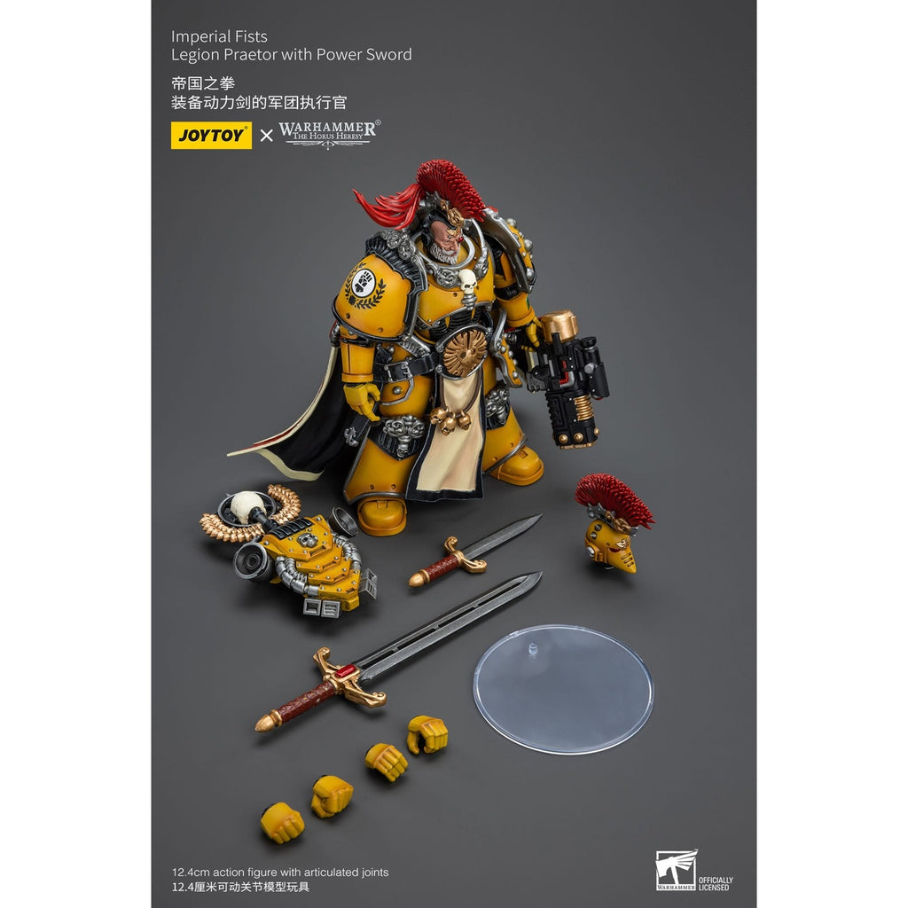 Productafbeelding Warhammer The Horus Heresy Actiefiguur 1/18 Imperial Fists Legion Praetor with Power Sword 12 cm