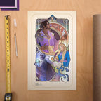Image produit Critical Role Affiche d’art Matthew Mercer : 10th Anniversary Art Nouveau Illustrations 46 x 28 cm – non encadrée