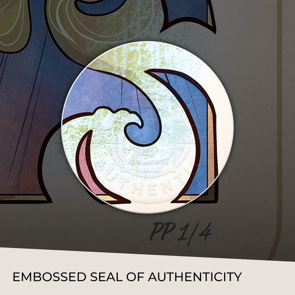 Image produit Critical Role Affiche d’art Matthew Mercer : 10th Anniversary Art Nouveau Illustrations 46 x 28 cm – non encadrée