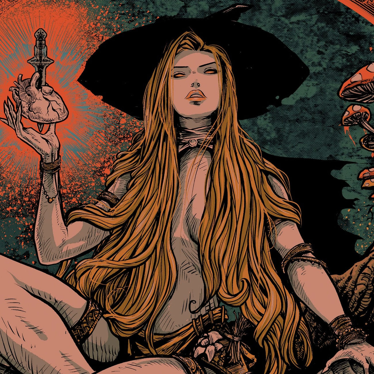 Image produit Sideshow Originals affiche d’art The Witch of the Woods 61 x 46 cm – non encadrée