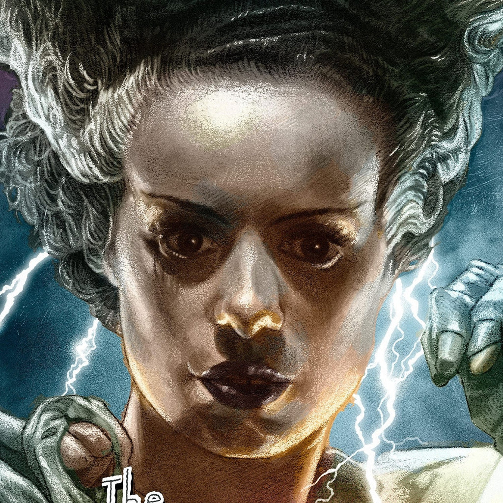 Image produit La Fiancée de Frankenstein – Affiche d’art (Color Variant) par Ruiz Burgos 61 x 46 cm – non encadrée