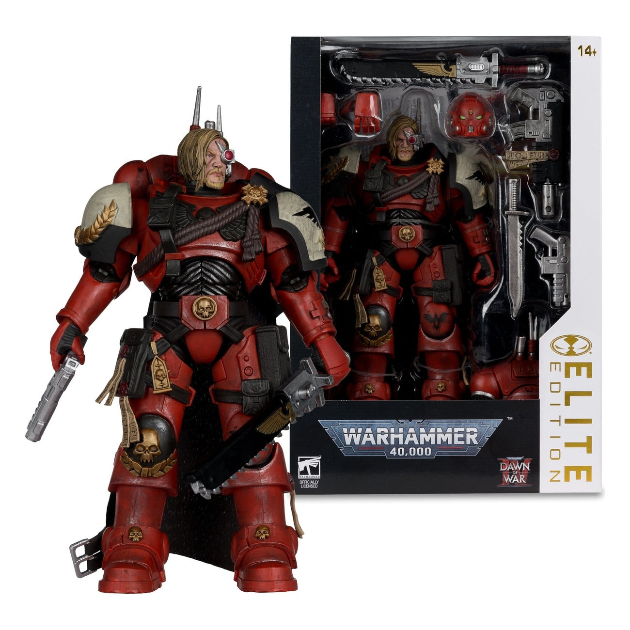 Image produit Warhammer 40 000 Dawn of War figurine articulée McFarlane Elite Edition Captain Cyrus (Dawn of War 4) 20 cm