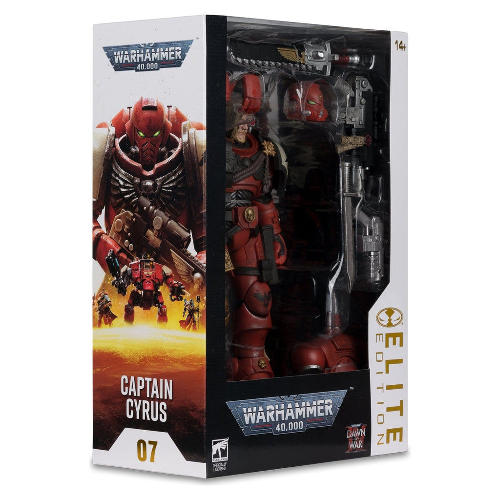 Image produit Warhammer 40 000 Dawn of War figurine articulée McFarlane Elite Edition Captain Cyrus (Dawn of War 4) 20 cm
