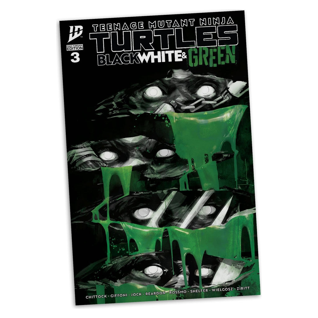 Image produit Teenage Mutant Ninja Turtles Page Punchers figurine articulée Raphael (Black White & Green) (Red Platinum Edition) 13 cm