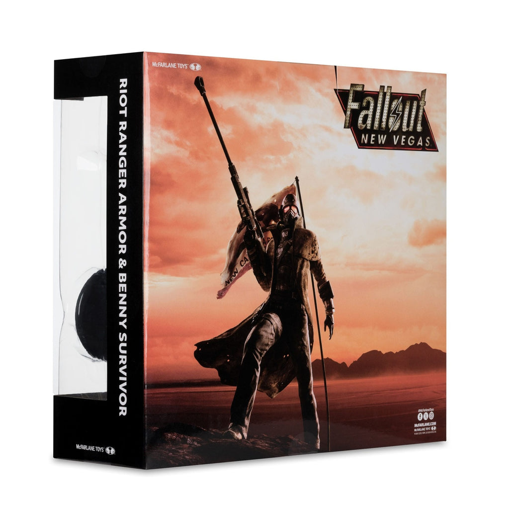 Productafbeelding Fallout: New Vegas Beelden 2-pack Riot Ranger Armor & Benny Survivor 18 cm