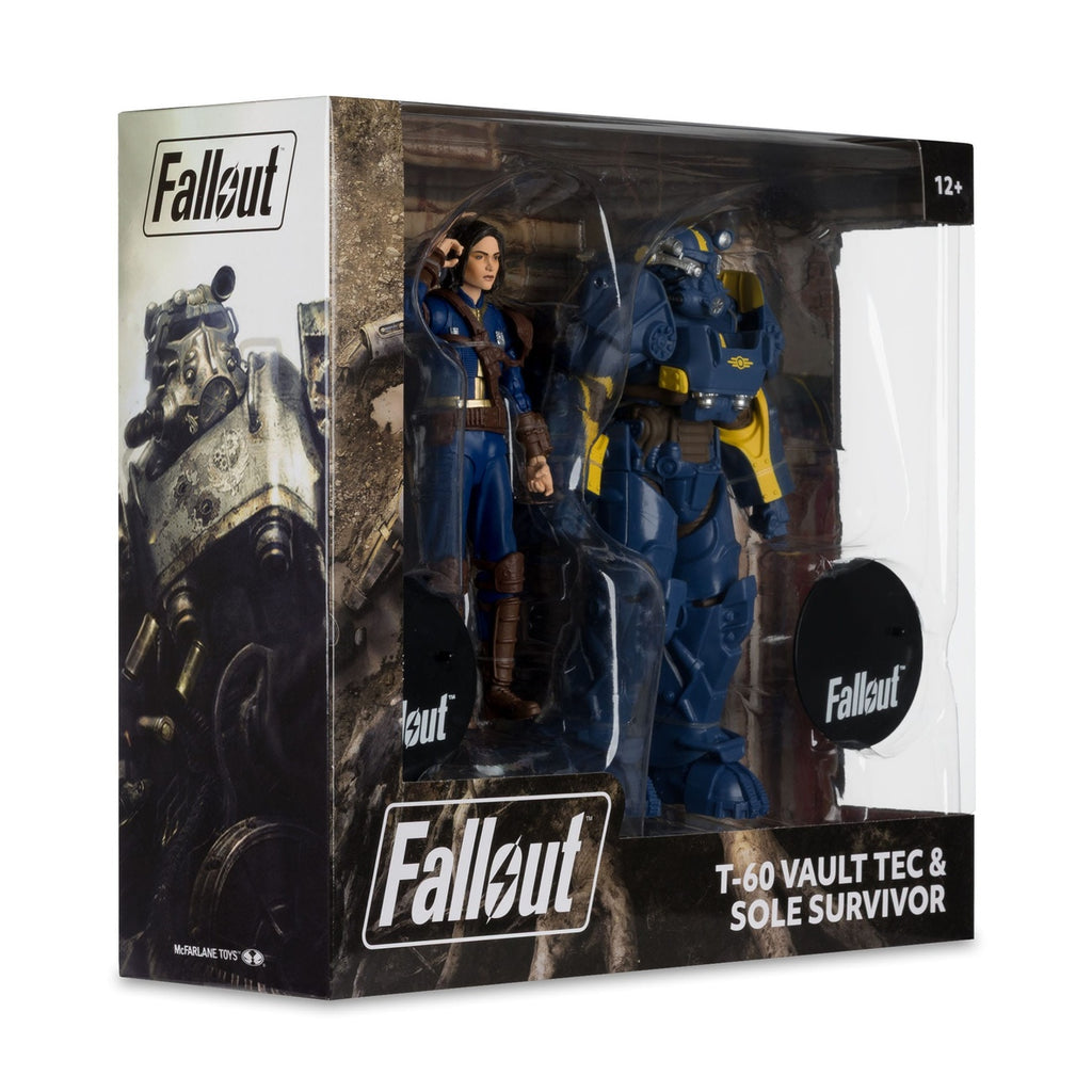 Produktbild Fallout 4 Statuen 2er-Pack T-60 Vault Tec & Sole Survivor 18 cm