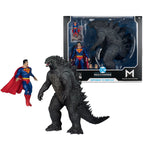Produktbild DC Justice League Monsterverse DC Multiverse Actionfiguren 2er-Pack Superman Vs. Godzilla 30 cm