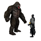 Productafbeelding DC Justice League Monsterverse DC Multiverse Actiefiguren 2-pack Batman & Kong 29 cm