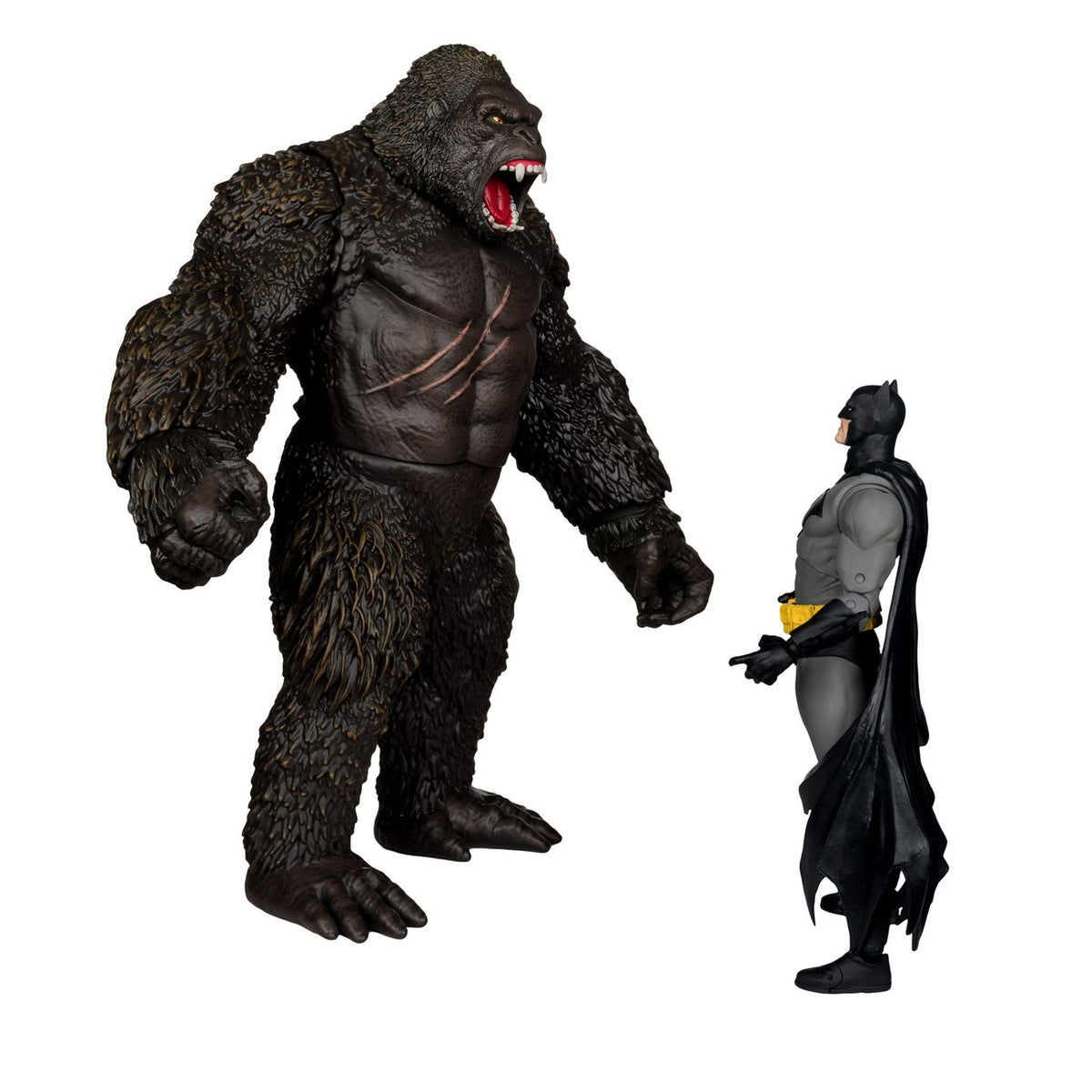 Productafbeelding DC Justice League Monsterverse DC Multiverse Actiefiguren 2-pack Batman & Kong 29 cm