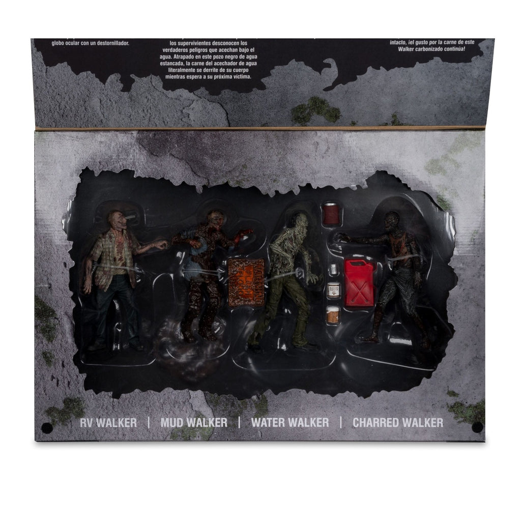 Produktbild The Walking Dead Actionfiguren 4er-Pack Walkers 13 cm