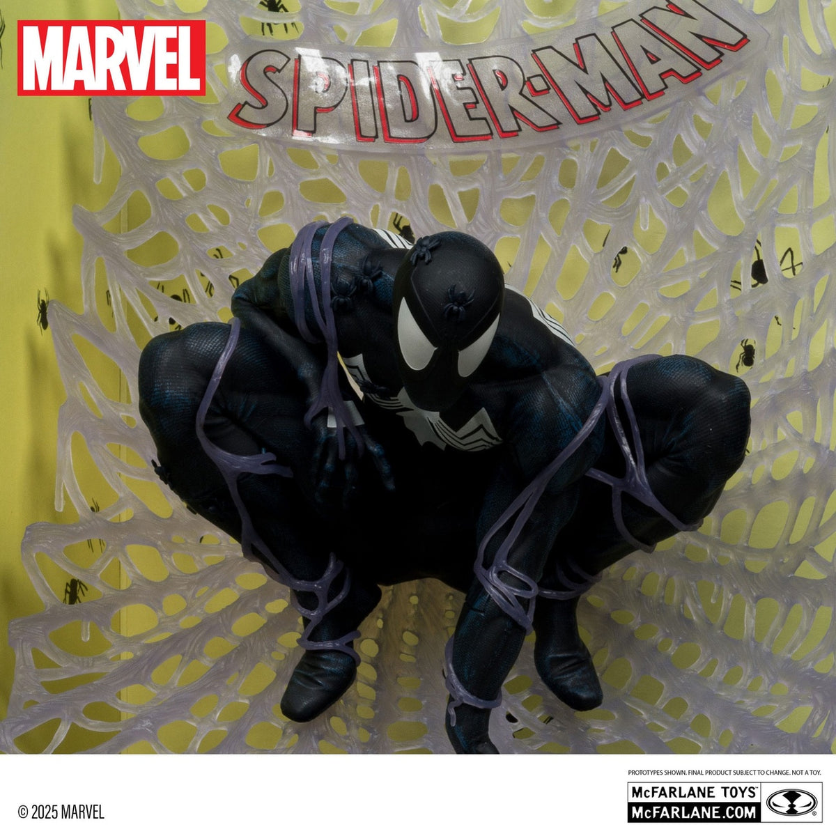 Productafbeelding Marvel Collection PVC Beeld 1/6 Spider-Man (Spider-Man #1)(Zwart Pak)(Chase) 15 cm