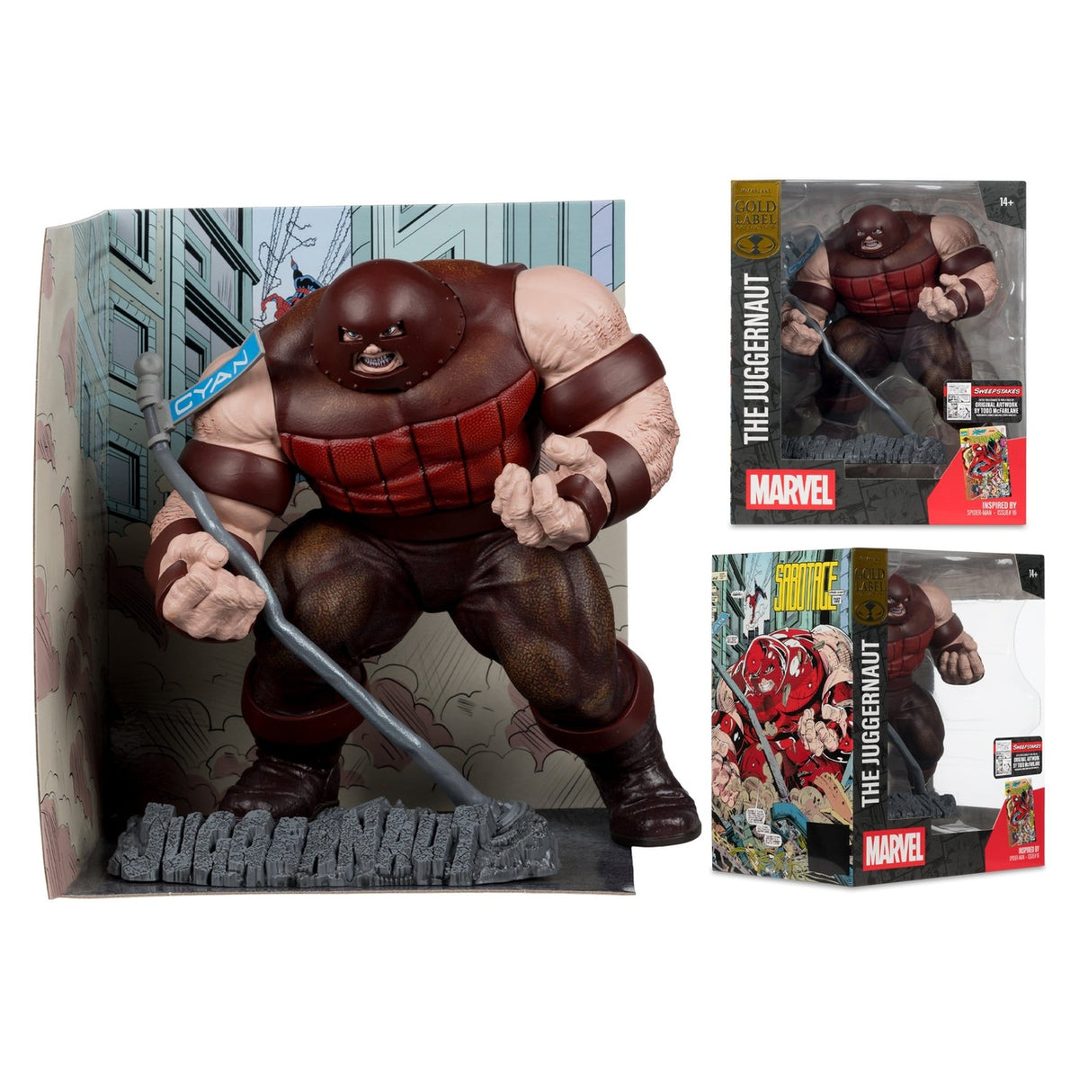Image produit Marvel Collection Statue PVC 1/10 The Juggernaut (Spider-Man #16) Gold Label 17 cm