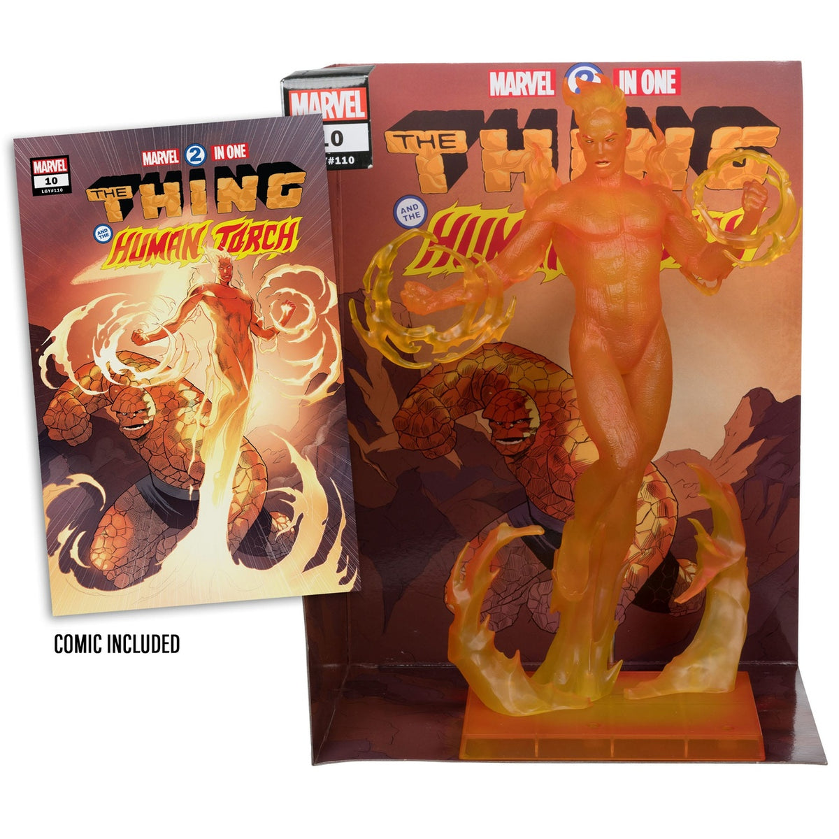 Productafbeelding Marvel Collection PVC Beeld 1/6 Human Torch (Marvel 2 in 1 #10) 29 cm