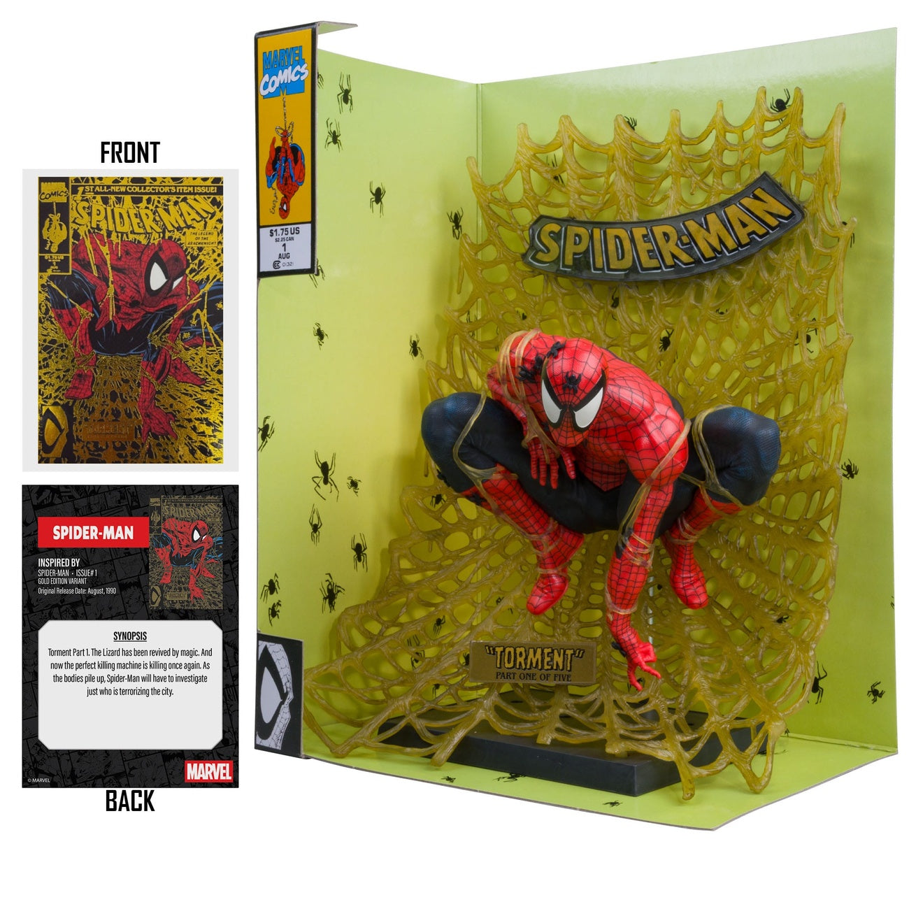 Produktbild Marvel Collection PVC Statue 1/6 Spider-Man (Spider-Man # 1) (Gold Edition) (Gold Label) 15 cm