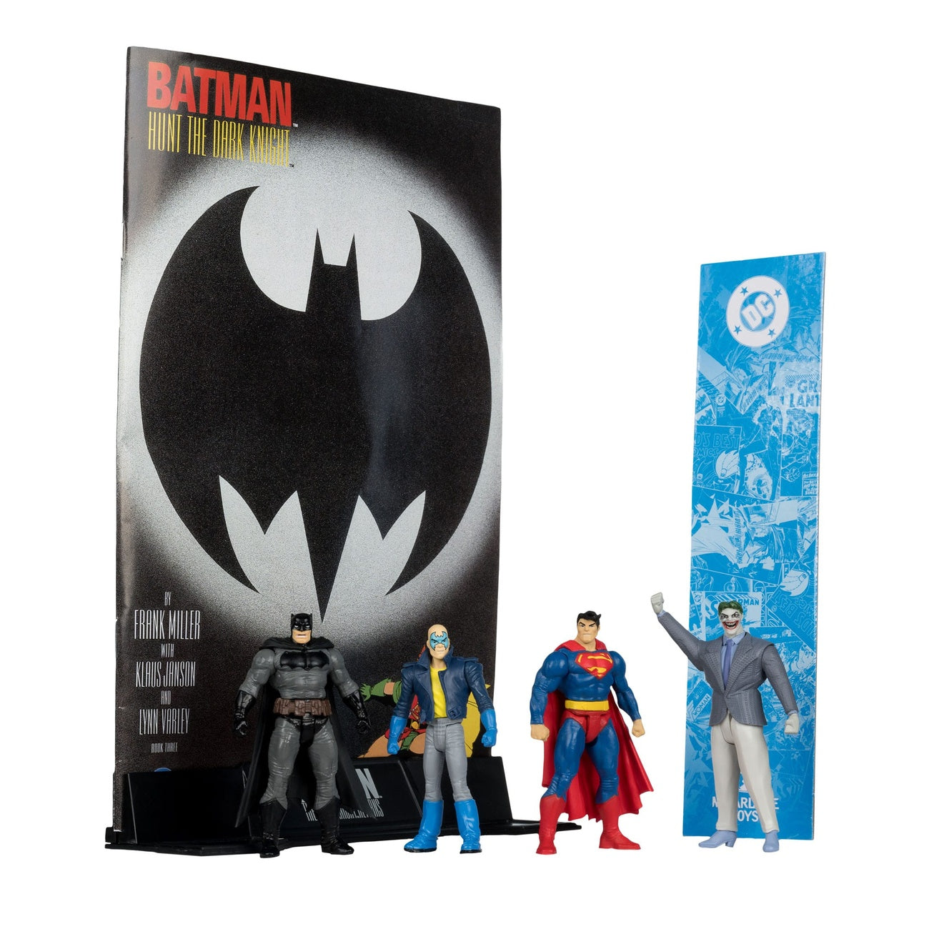 Image produit DC Direct Page Punchers – Pack de 4 figurines Batman & Son of Batman & Superman & Joker 7 cm