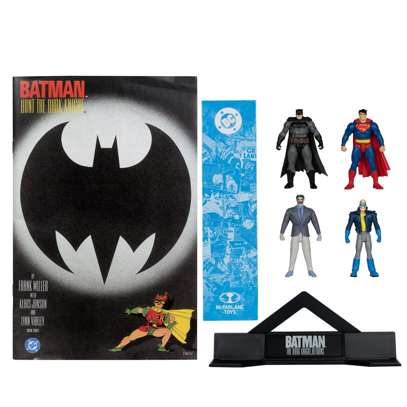 Image produit DC Direct Page Punchers – Pack de 4 figurines Batman & Son of Batman & Superman & Joker 7 cm