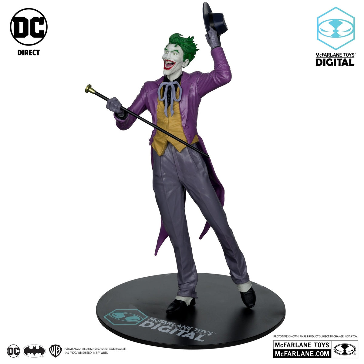 Image produit DC Direct Statue PVC 1/6 The Joker par Jason Fabok (McFarlane Digital) 29 cm