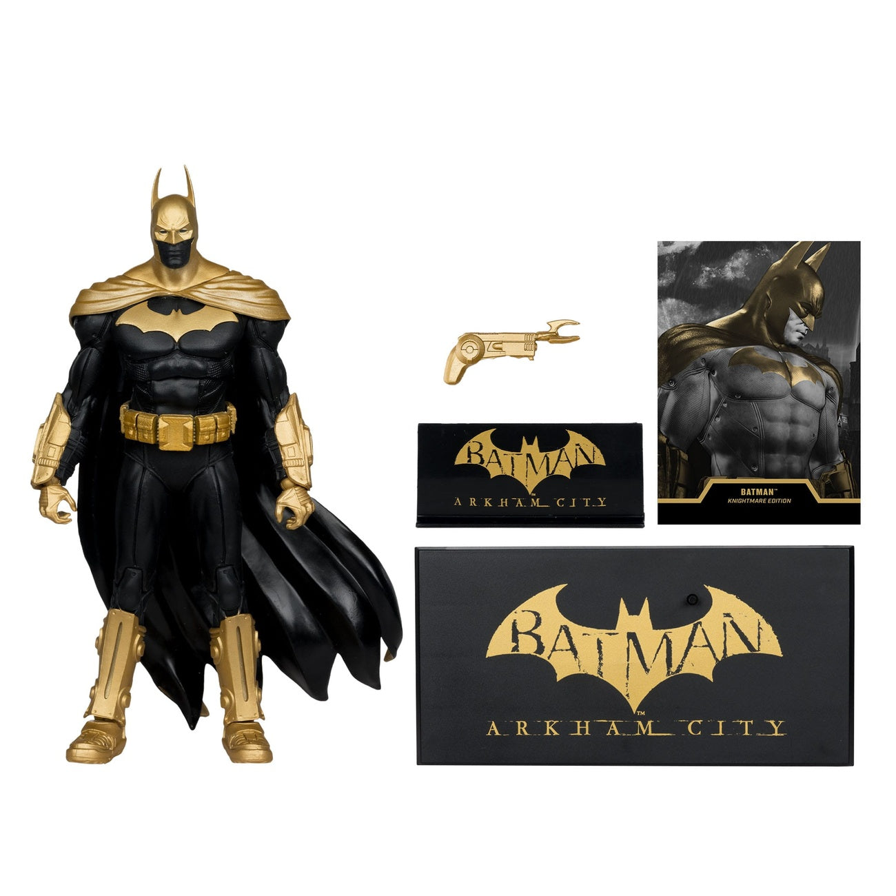 Productafbeelding DC Multiverse Actiefiguur Batman (Arkham City) Knightmare Edition (Gold Label) 19 cm
