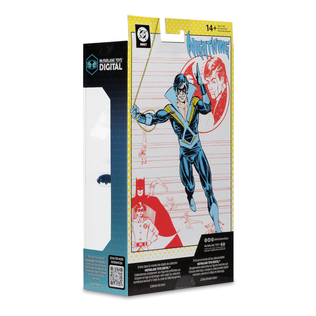 Image produit DC Direct McFarlane Toys Figurine articulée numérique Nightwing (Teen Titans) 18 cm