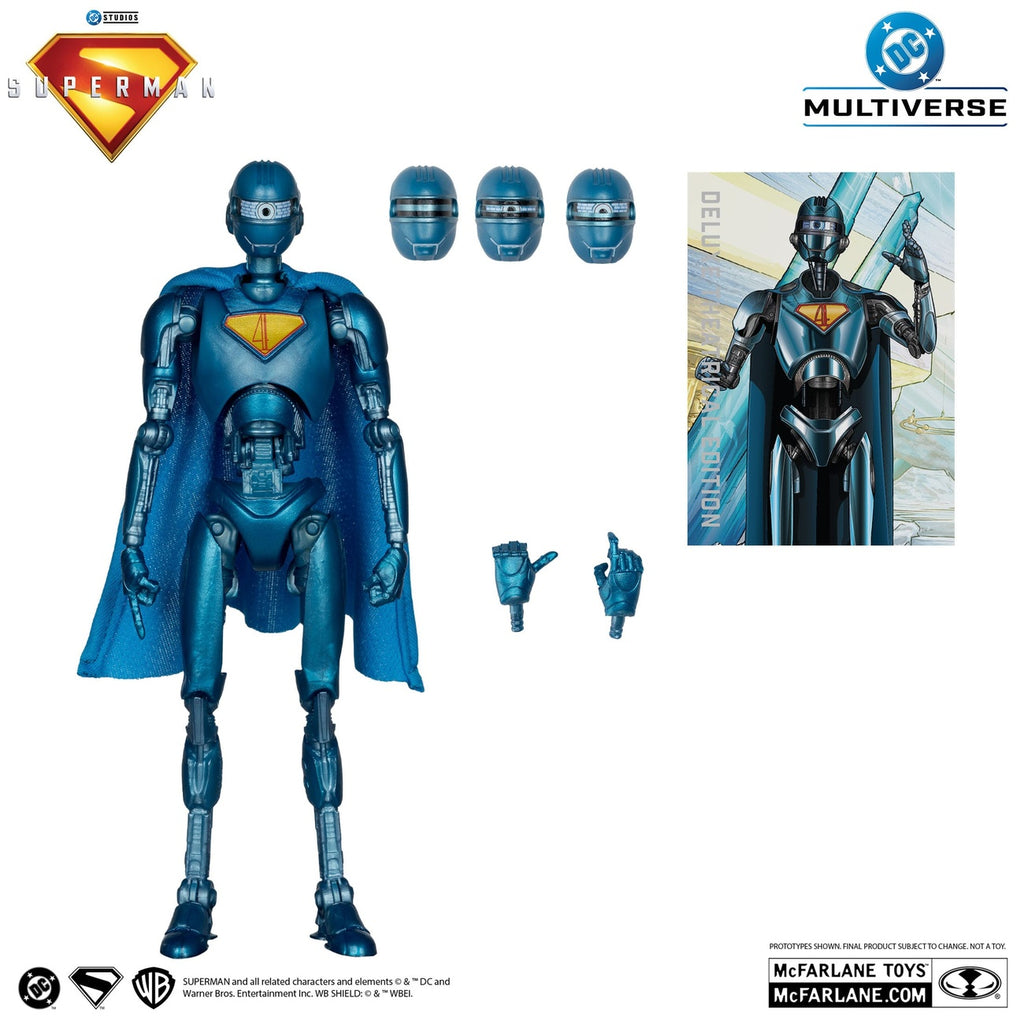 Image produit Superman (2025) DC Multiverse figurine de luxe Superman Robot (Red Platinum Edition) 18 cm