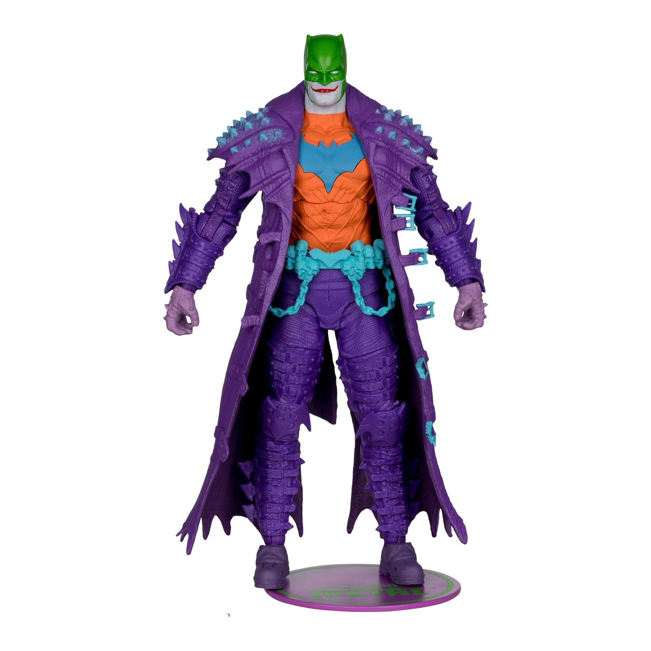 Image produit Figurine articulée DC Multiverse Batman (Dark Nights: Death Metal) Jokerized (Gold Label) 18 cm