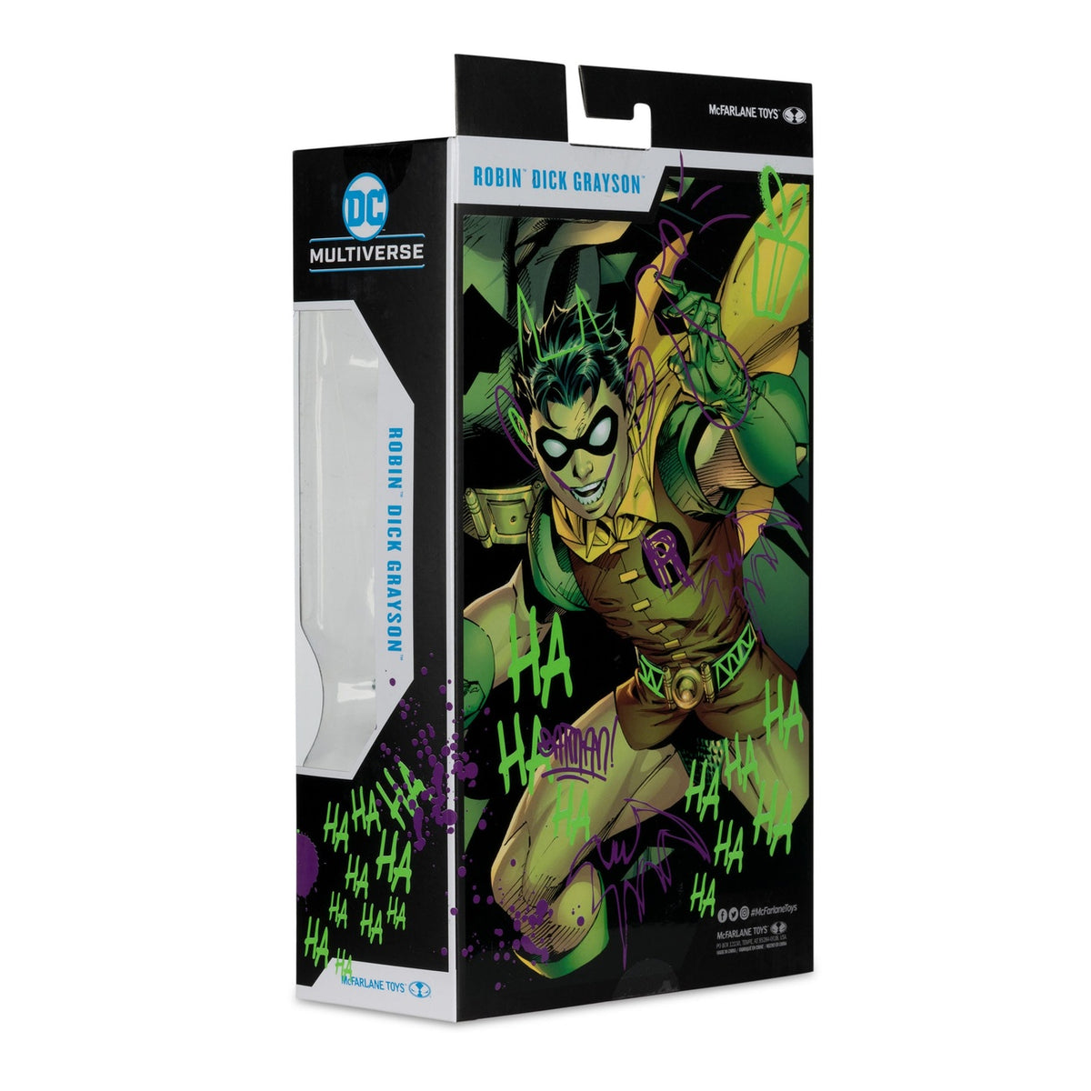 Produktbild DC Rebirth DC Multiverse Actionfigur Robin (Dick Grayson) (Jokerized) (Gold Label) 18 cm