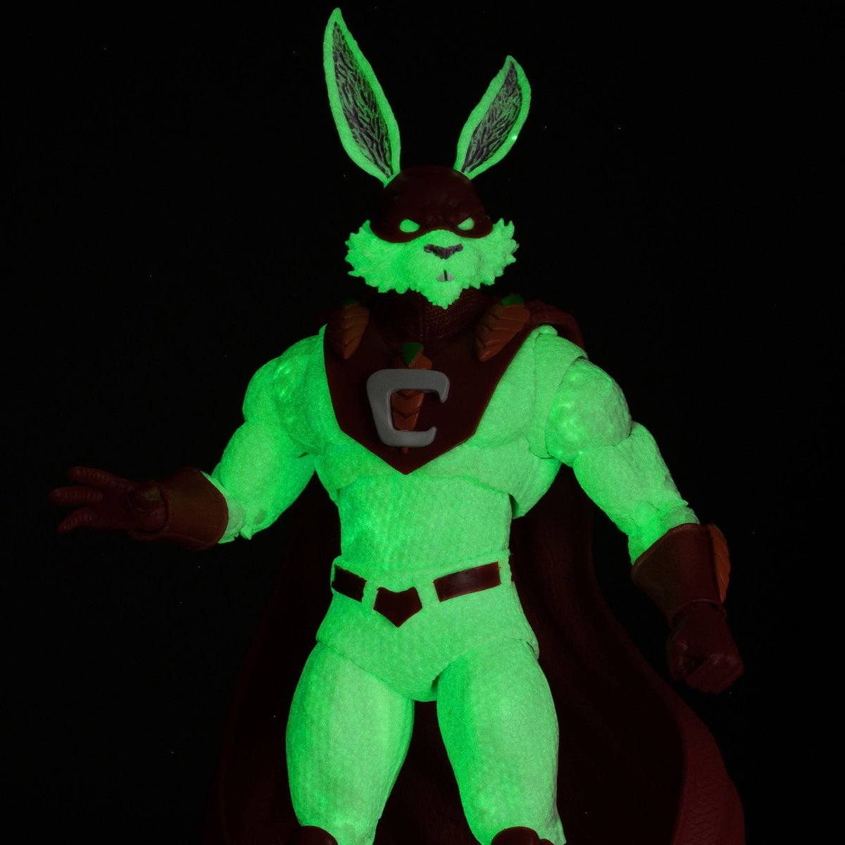 Image produit Figurine articulée DC Multiverse Captain Carrot (Justice League Incarnate) Glow in the Dark Edition (Gold Label) 18 cm