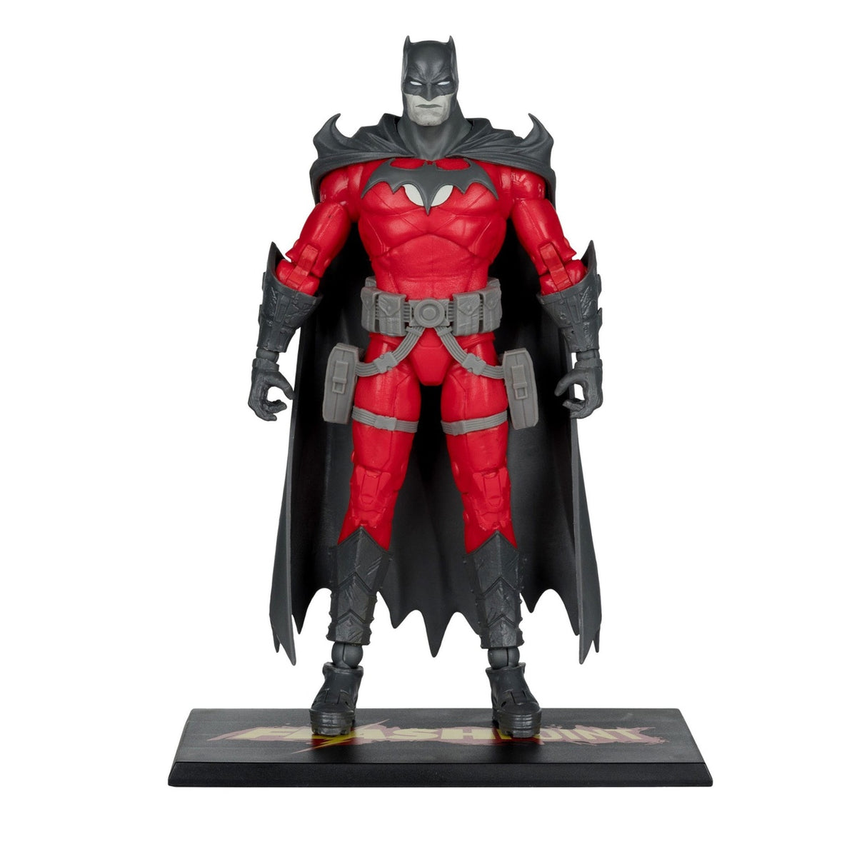 Productafbeelding DC Multiverse Actiefiguur Batman (Flashpoint) (Black & White Accent Edition) (Gold Label) 18 cm