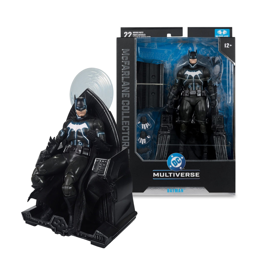Image produit DC Multiverse McFarlane Collector Edition Figurine d’action n°47 Batman & Mobius Chair (Darkseid War) 18 cm