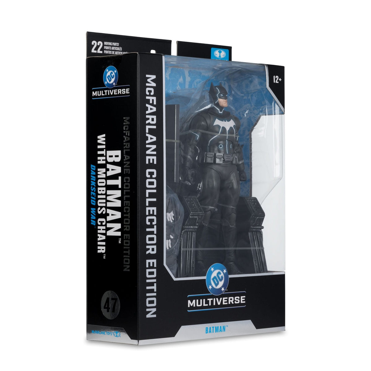 Image produit DC Multiverse McFarlane Collector Edition Figurine d’action n°47 Batman & Mobius Chair (Darkseid War) 18 cm