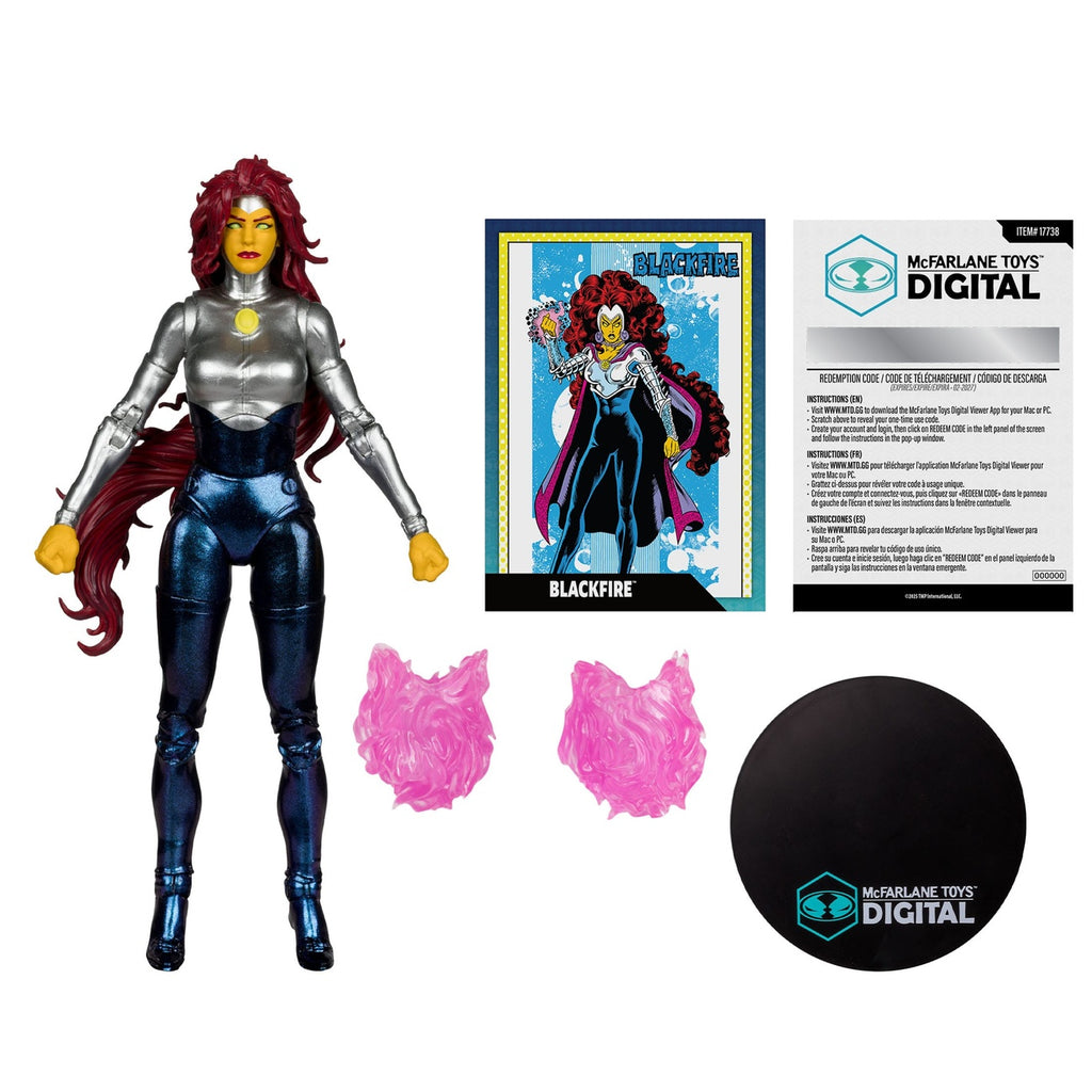 Image produit DC Direct McFarlane Toys figurine d’action digitale Blackfire (The New Teen Titans) 18 cm
