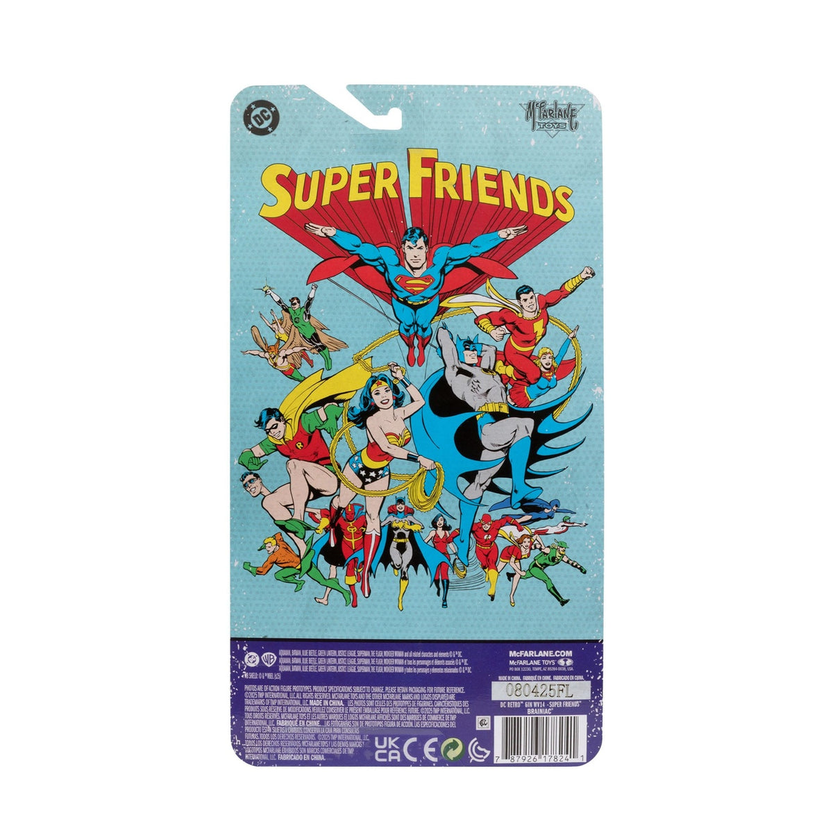 Productafbeelding DC Retro Super Friends Actiefiguur Brainiac 15 cm