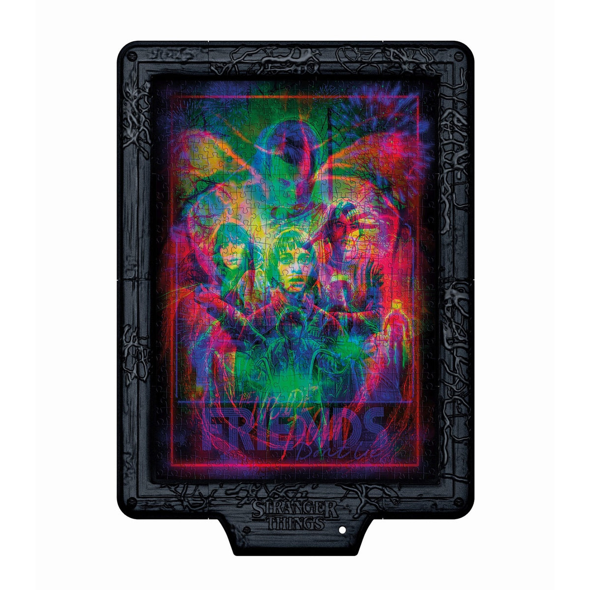 Image produit Stranger Things Metamorphic Art Collection Puzzle avec effet phosphorescent The Upside (520 pièces)