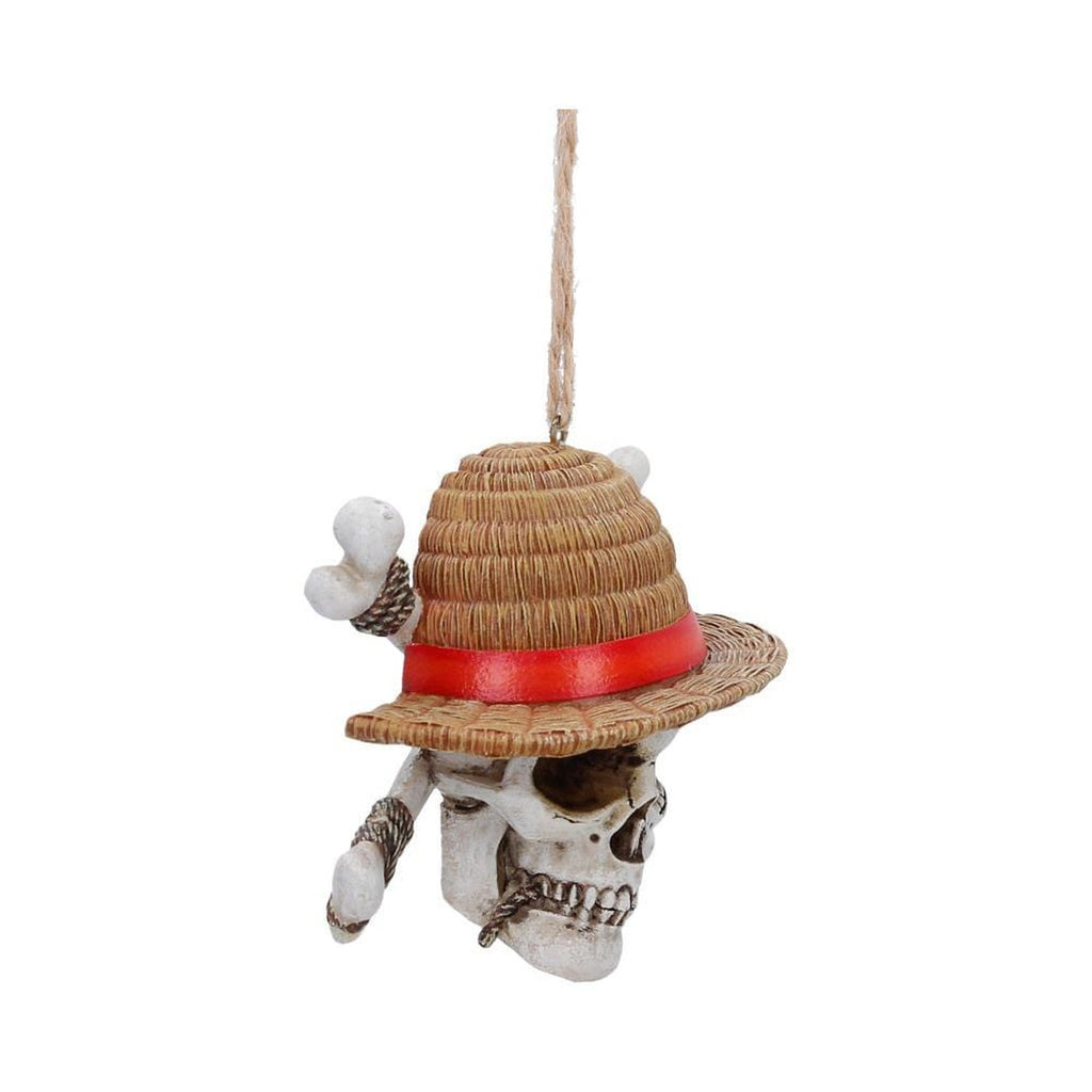 Productafbeelding One Piece kerstboomhanger Luffy Jolly Roger 7 cm