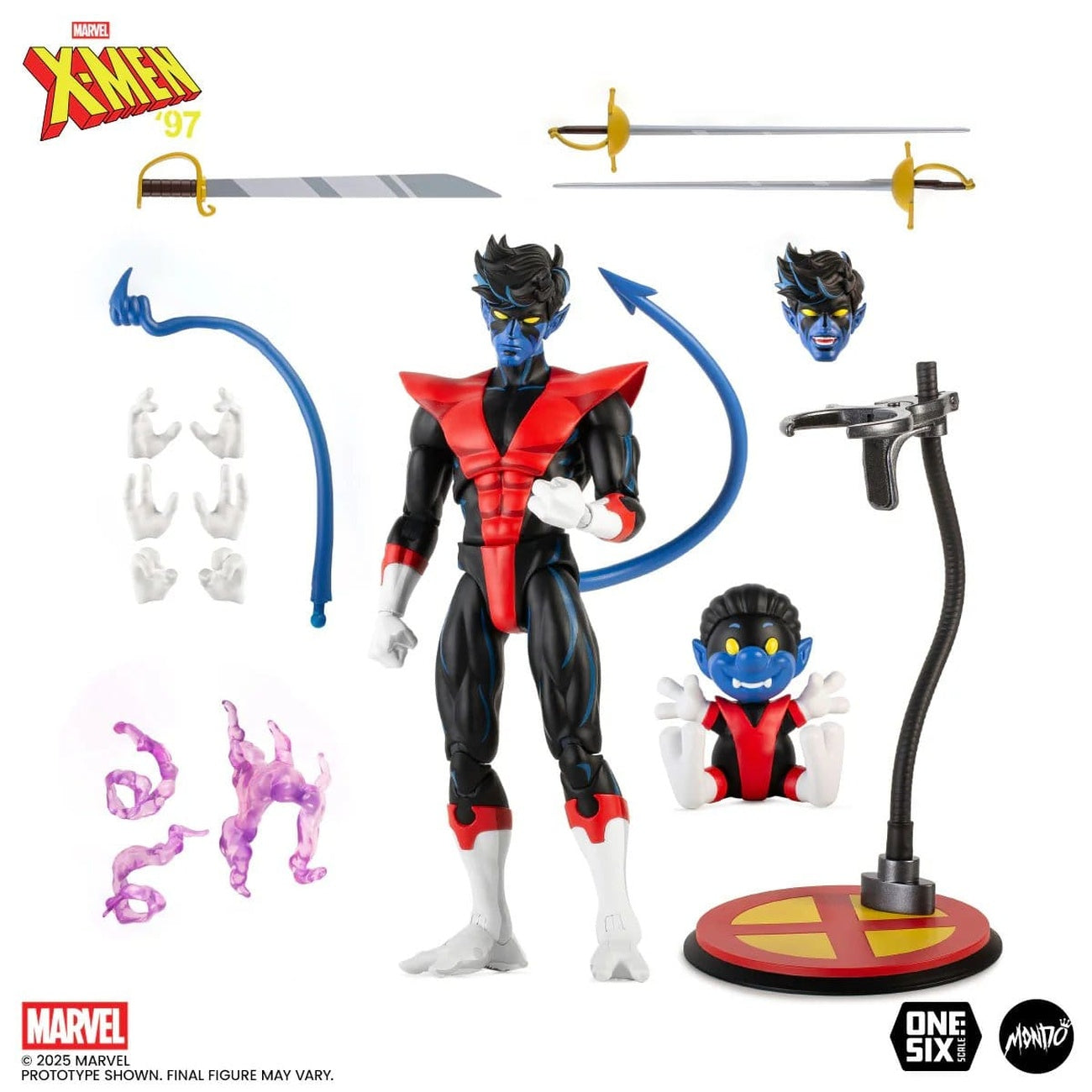 Productafbeelding X-Men '97 Actiefiguur 1/6 Nightcrawler 27 cm