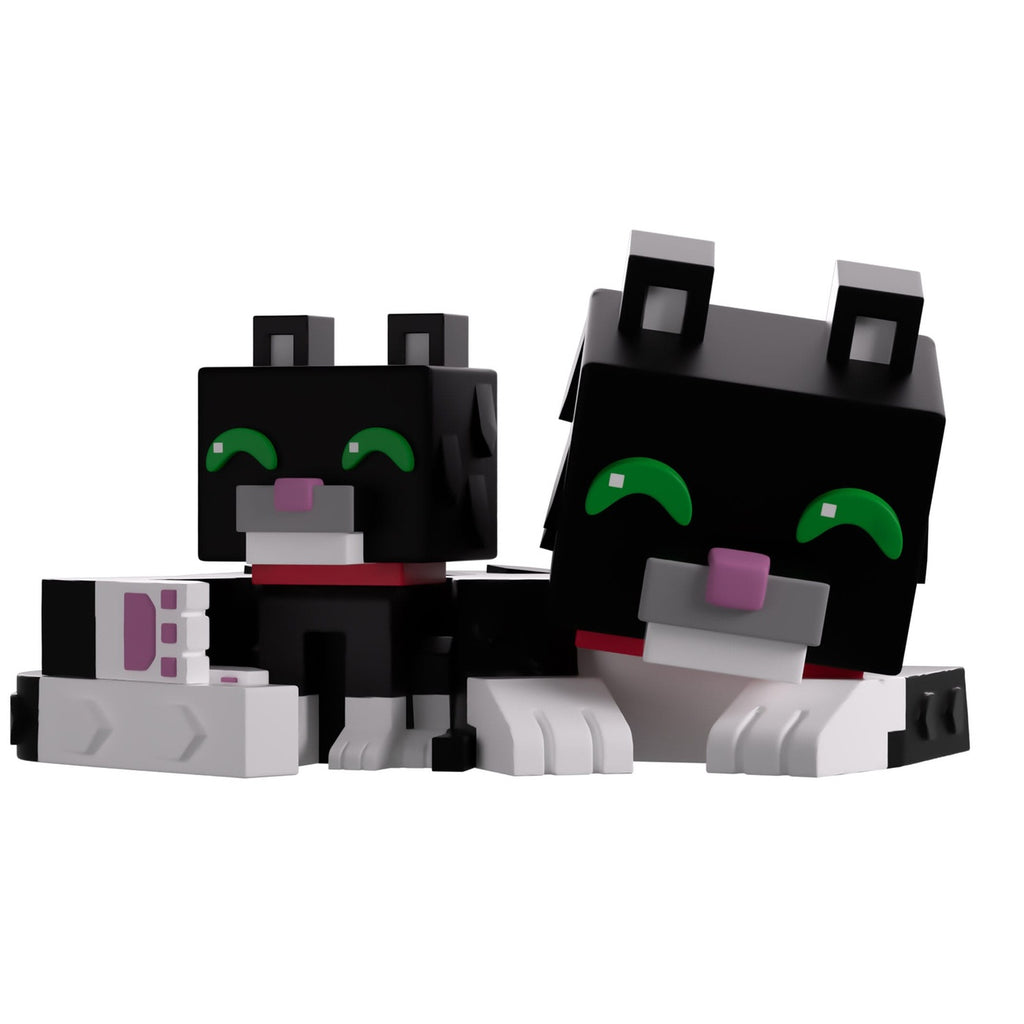 Image produit Figurine vinyle Minecraft Tuxedo Cat 6 cm