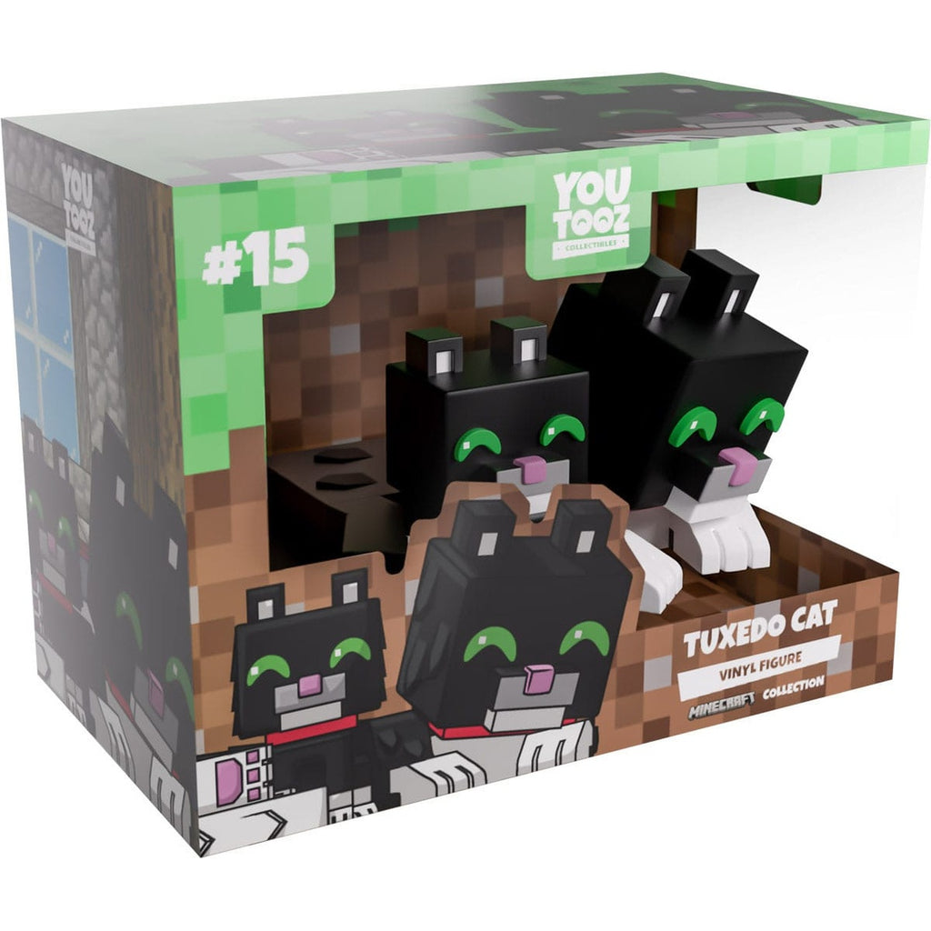 Image produit Figurine vinyle Minecraft Tuxedo Cat 6 cm