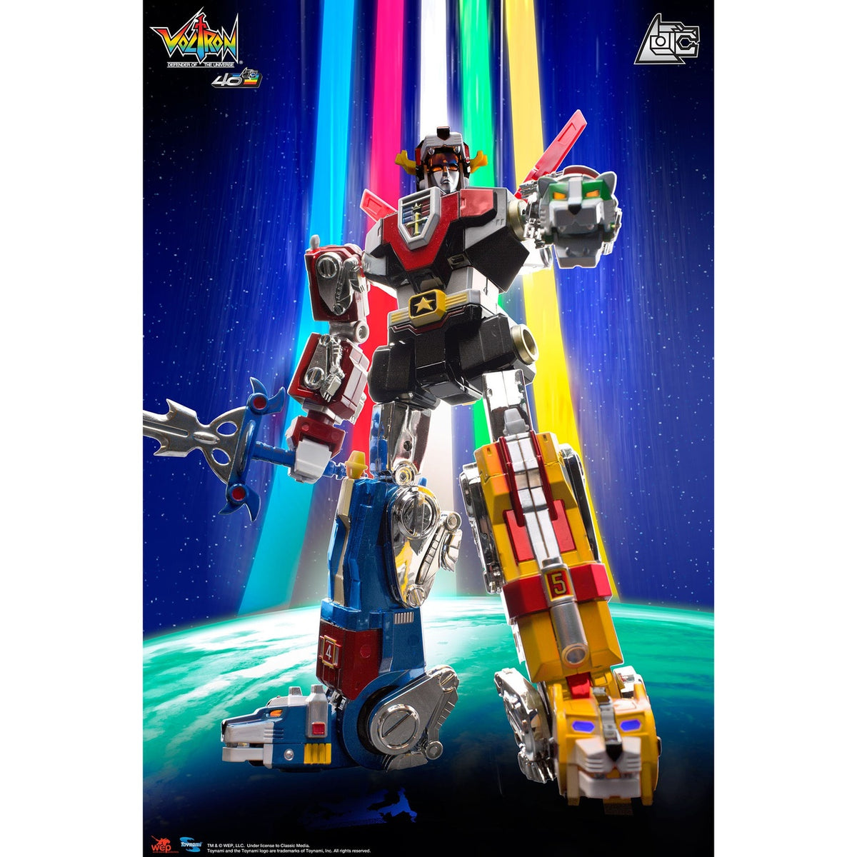 Image produit Voltron Figurine d'action Coffret cadeau 40e Anniversary Collector's Edition 27 cm