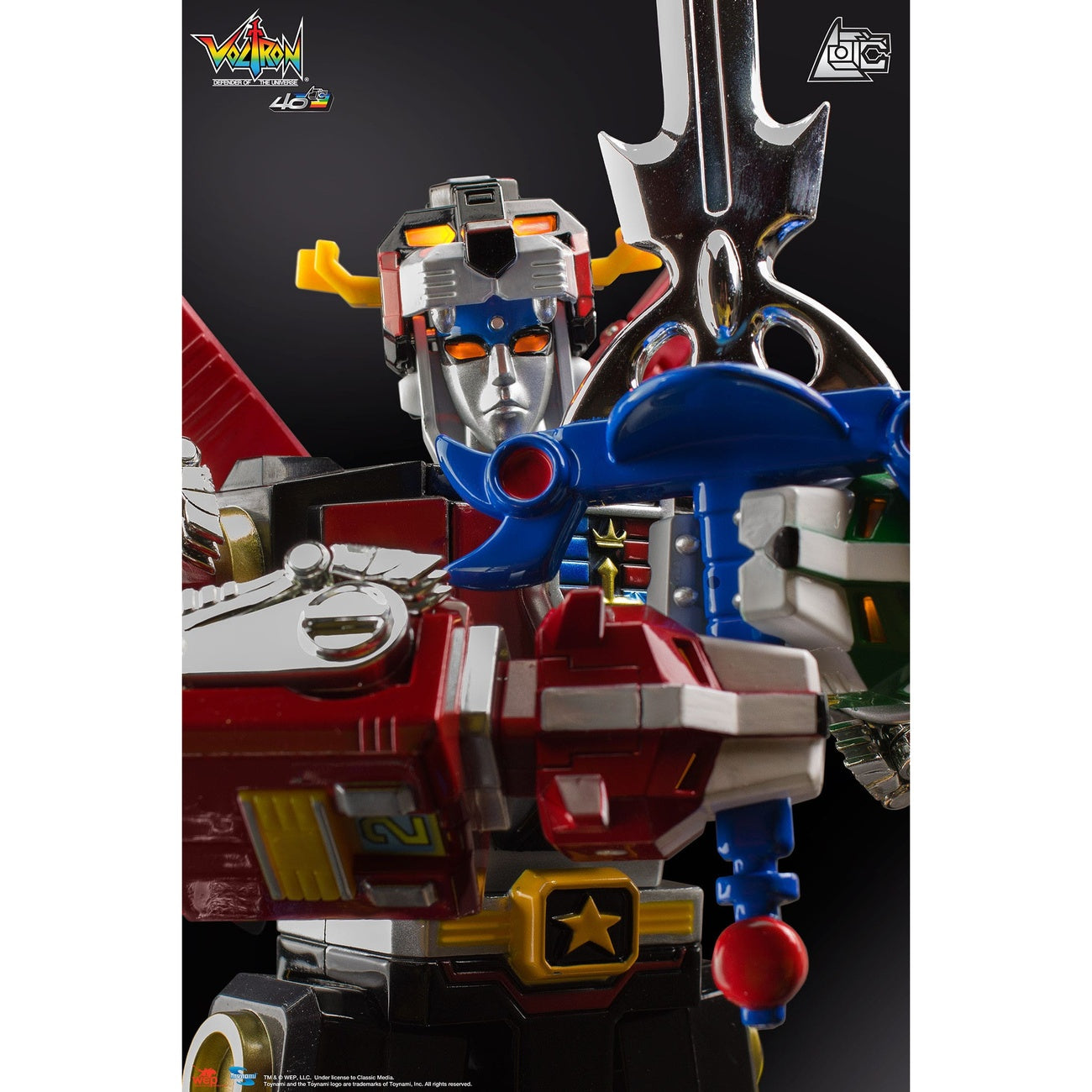 Image produit Voltron Figurine d'action Coffret cadeau 40e Anniversary Collector's Edition 27 cm