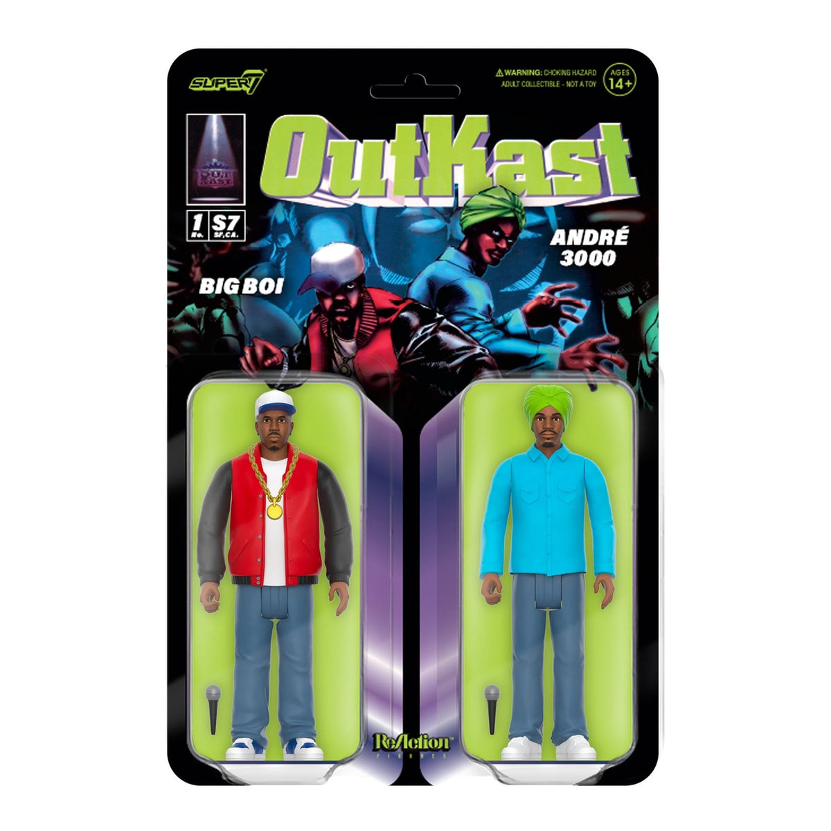 Image produit Outkast Toho figurine articulée ReAction Wave 01 OutKast 10 cm