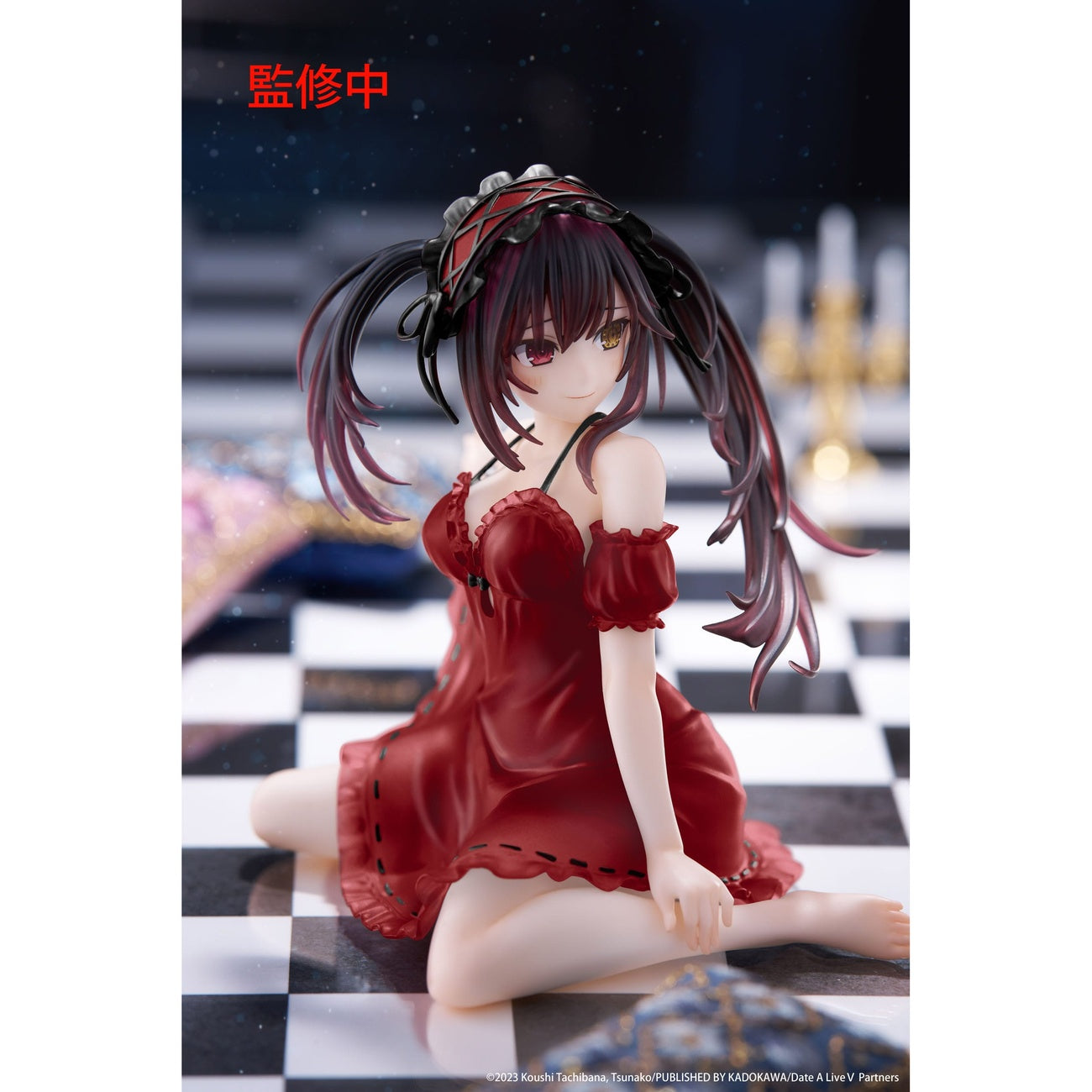Produktbild Date A Live V PVC Statue Desktop Cute Figure Kurumi Tokisaki Nightwear Ver. Renewal 13 cm