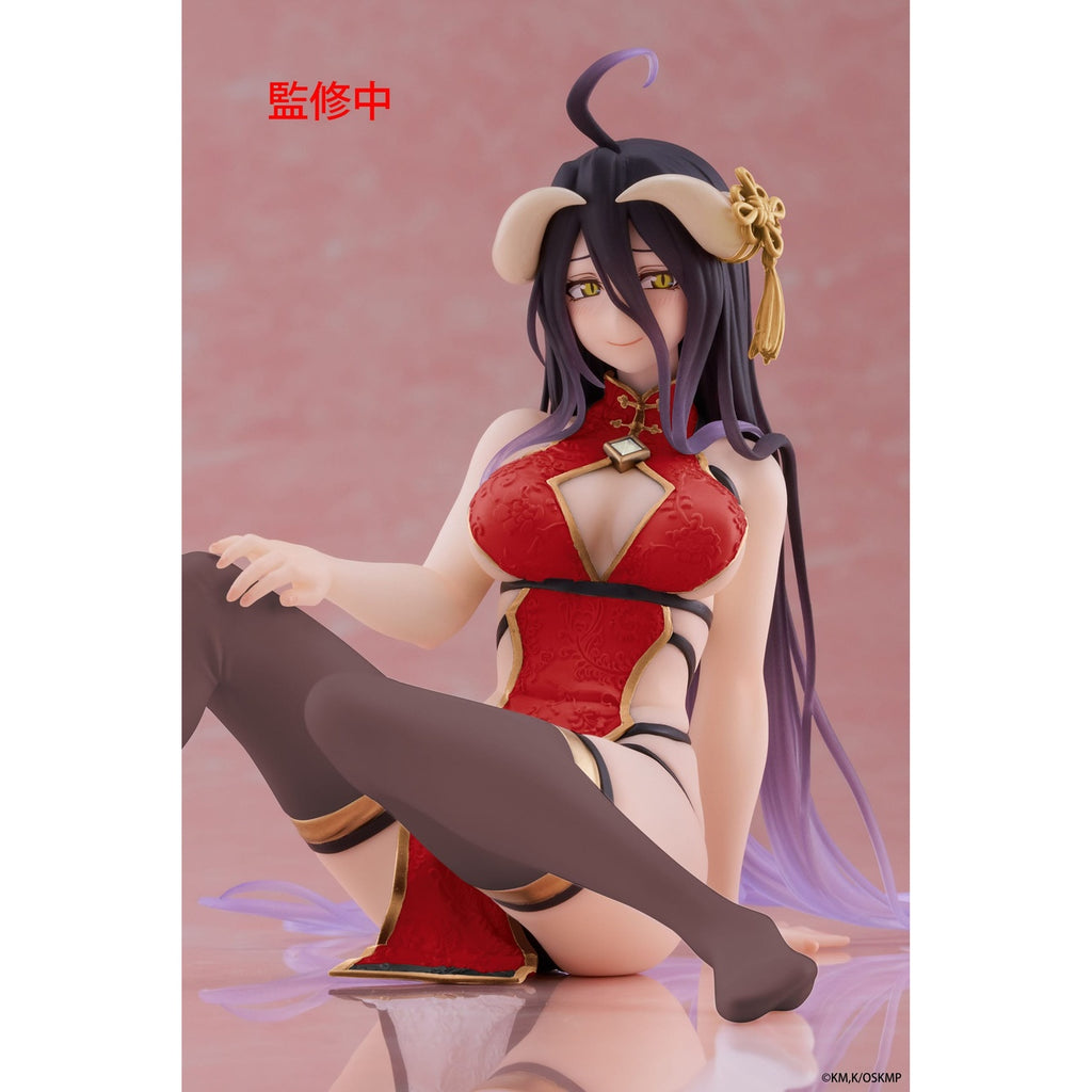 Productafbeelding Overlord PVC Statue Desktop Cute Figure Albedo Chinese Dress Ver. Renewal 13 cm